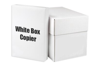 Box of Plain White A4 Printing Paper 5 Reams of 500