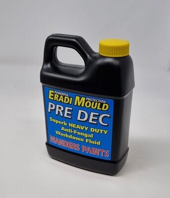 Manders Paint PRE DEC Eradi Mould Anti-Fungal Washdown Fluid 500ml