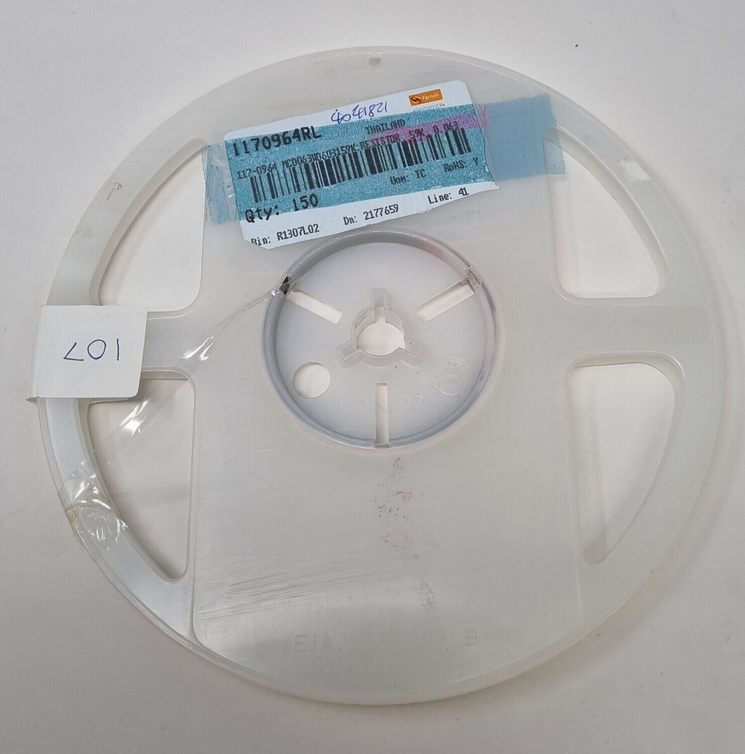 MC0063W0603159K
SMD Chip Resistor, 59 kohm, ± 1%, 62.5 mW, 0603 [1608 Metric], Thick Film, General Purpose