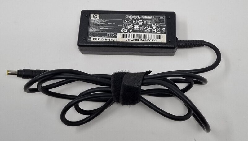 Used Genuine HP Laptop Charger  18.5V 3.5A  Yellow Tipped