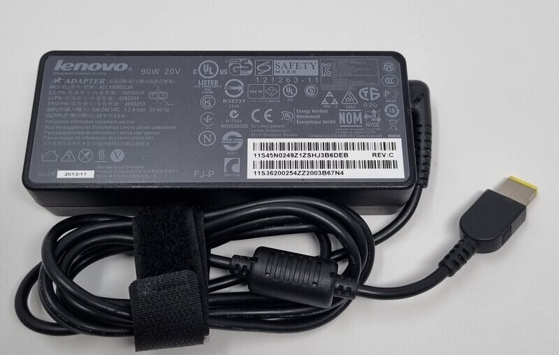 Used Genuine Lenovo Charger ADLX90NCC3A 20V 4.5A