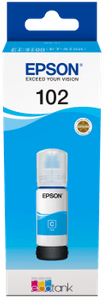 Epson 102 Cyan Ecotank Ink Bottle - (C13T03R240)