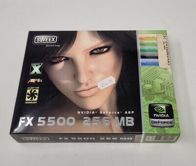 Open box Sweex Nvidia AGP FX5500 256MB AGP Card
