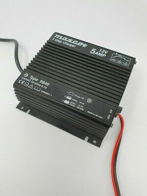 Mascot 3 Step Charger Type 9840 12V 5 A Output - 230VAC Input