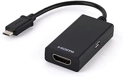 Griffin Slinky MHL to HDMI Adapter Connects Smartphone to TV via USB