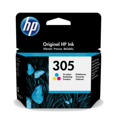 HP 305 Tri-Colour Ink Cartridge