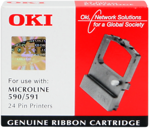 Genuine OKI Black Nylon ink ribbon 09002316