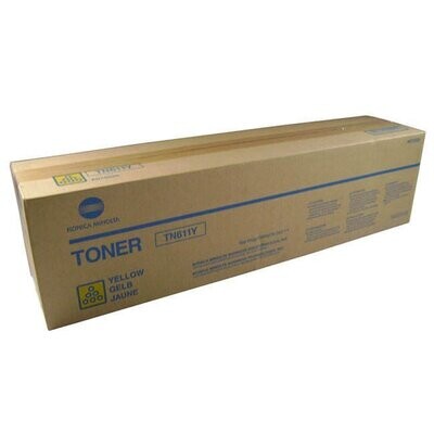 Genuine Konica Minolta TN611Y Yellow Toner Cartridge (A070250)