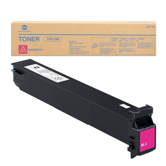 Genuine Konica Minolta TN213M Magenta Toner Cartridge (A0D7352)