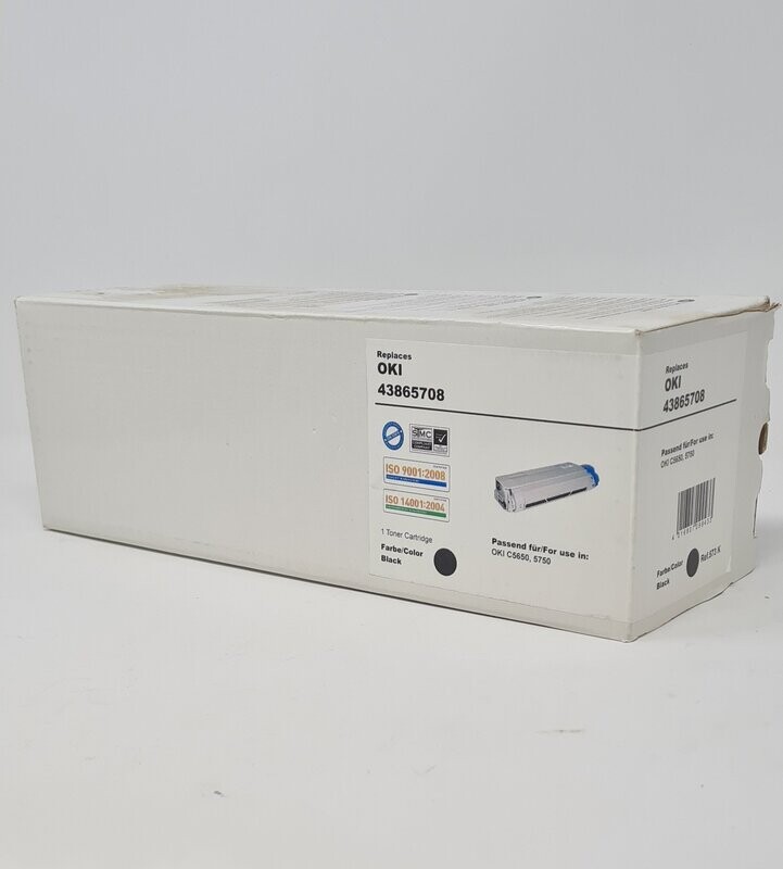 Compatible OKI C5650 / 5750 Toner Cartridge Black (43865708)