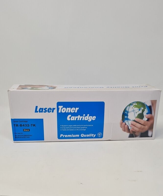 Compatible OKI Laser Toner Cartridge Black TR-B432-7K