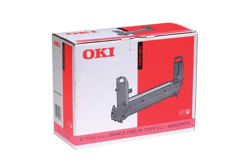 Genuine OKI C7200/C7400 Image Drum Toner C2 Magenta (41304110 )