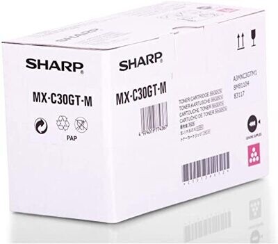 Genuine Sharp MX-C30GT-M Magenta Toner Cartridge