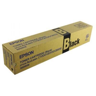 Genuine Epson AcuLaser C700/C8500/C8600 Black Toner Cartridge (S050038)