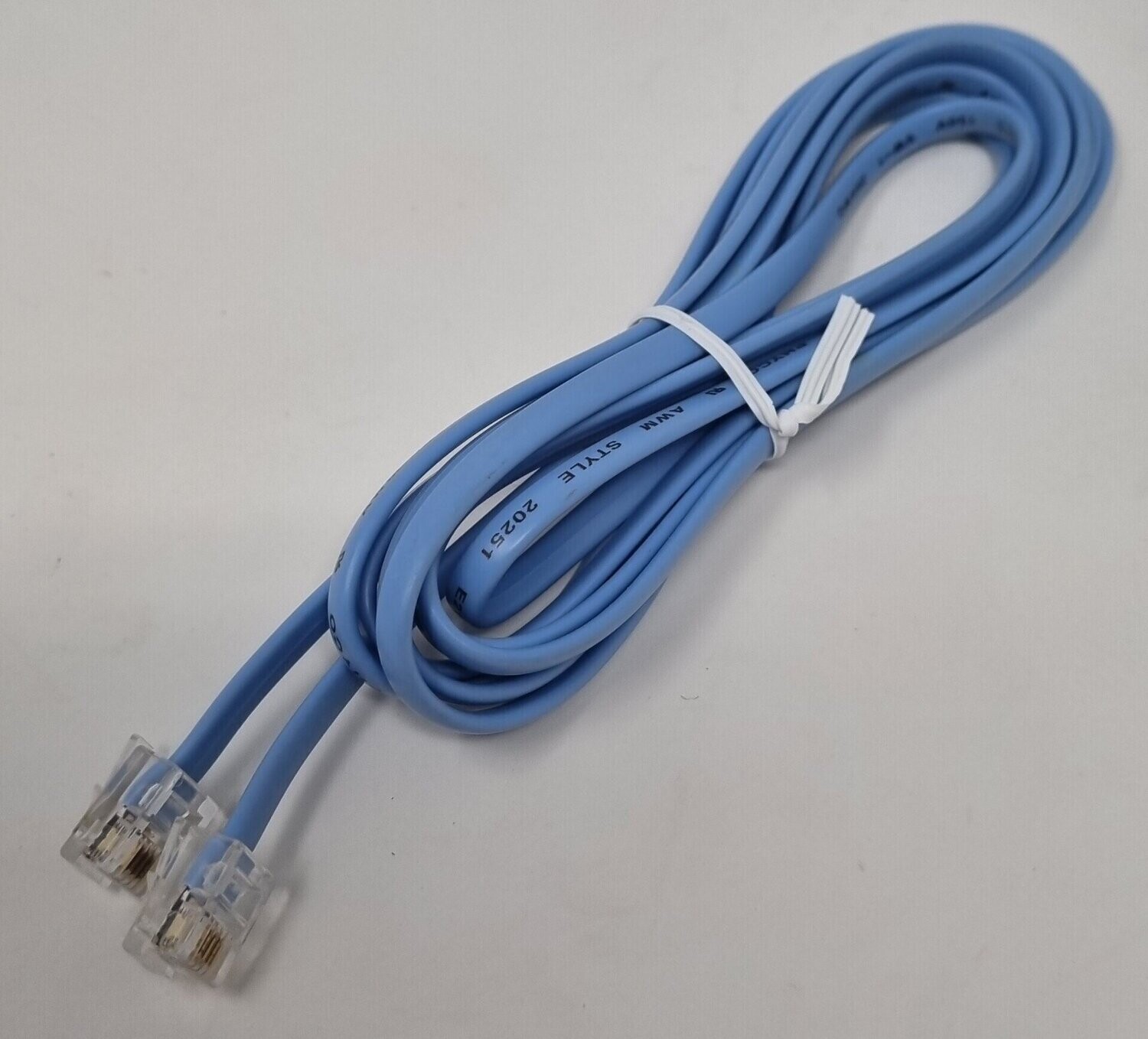 Phyco E212689 3 Metre RJ11 male to male Light Blue