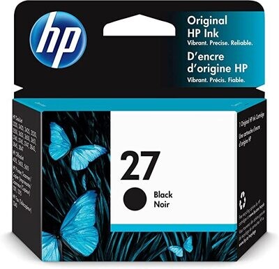 Genuine HP 27 Black ink cartridge Out of date (2013)