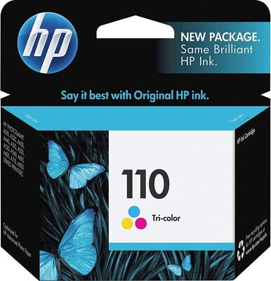 Genuine HP 110 Tri Colour Ink Cartridge Out of date (2012)