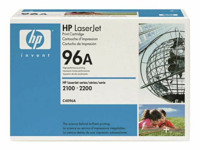 HP 96A Original Black Toner Cartridge C4096A