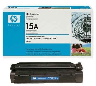 HP 15A Black Toner Cartridge - C7115A