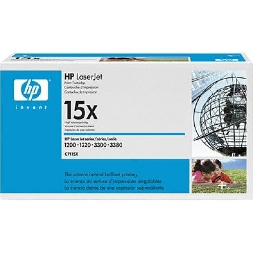 HP 15X High Capacity Black Toner Cartridge - C7115X