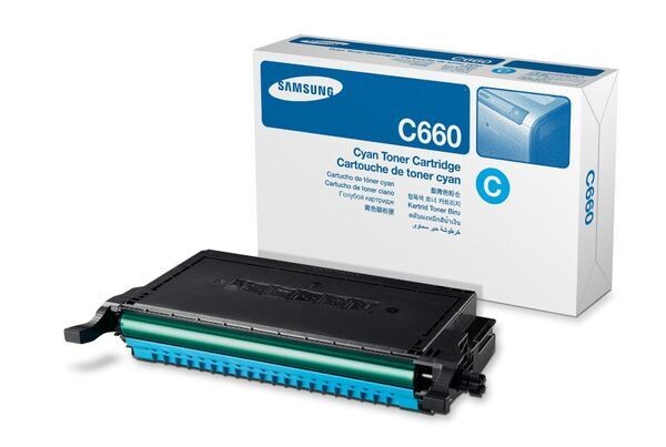Genuine Samsung CLP-C660A Cyan Toner Cartridge