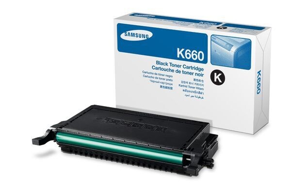 Genuine Samsung CLP-K660A Black Toner Cartridge
