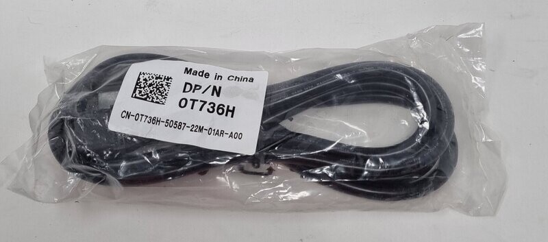 New Original Dell 0T736H 1.8m Kettle Lead Extender