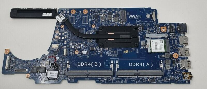 Used Dell Latitude 3480 Motherboard i3 With Heatsink NO RAM