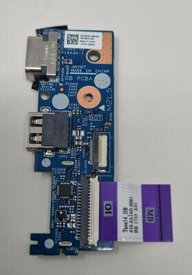 Used Dell Latitude 3480 03FR5T USB, VGA and card reader board