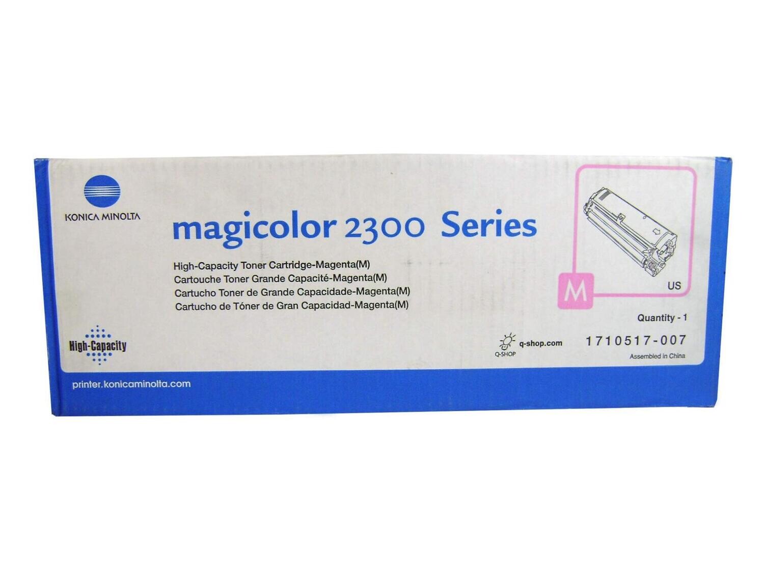 Genuine Konica Minolta magicolor 2300 Series Magenta High Capacity Toner