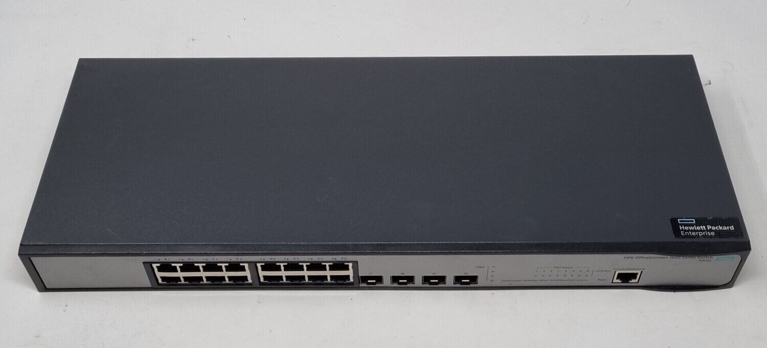Used HPE OfficeConnect 1920 Series 16 Port Switch (JG932A)