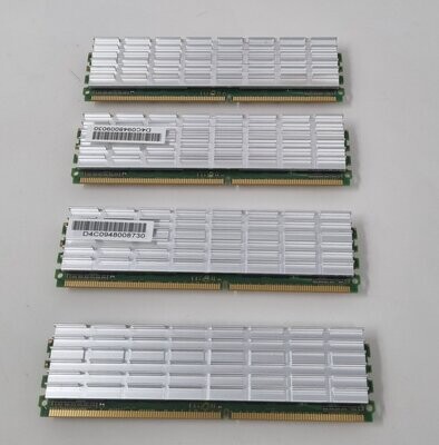 Used 4 x Crucial 4GB 240-pin 512MX72 DDR2 PC2-5 Memory(CT51272AF667.36FE1D4ISI)