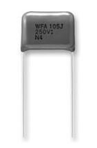 Panasonic ECQE4474KF General Purpose Film Capacitor, Metallized PET, Radial Box - 2 Pin, 0.47 µF, ± 10%, 200 V, 400 V