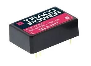 TRACO POWER TEL 5-2411 Isolated Through Hole DC/DC Converter, ITE, 2:1, 5 W, 1 Output, 5 V, 1 A
