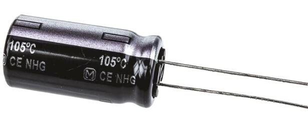Panasonic 1000μF Electrolytic Capacitor 50V dc, Through Hole