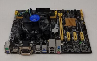 Refurbished Asus H81M-Plus Motherboard with Pentium G3220 & 4GB RAM