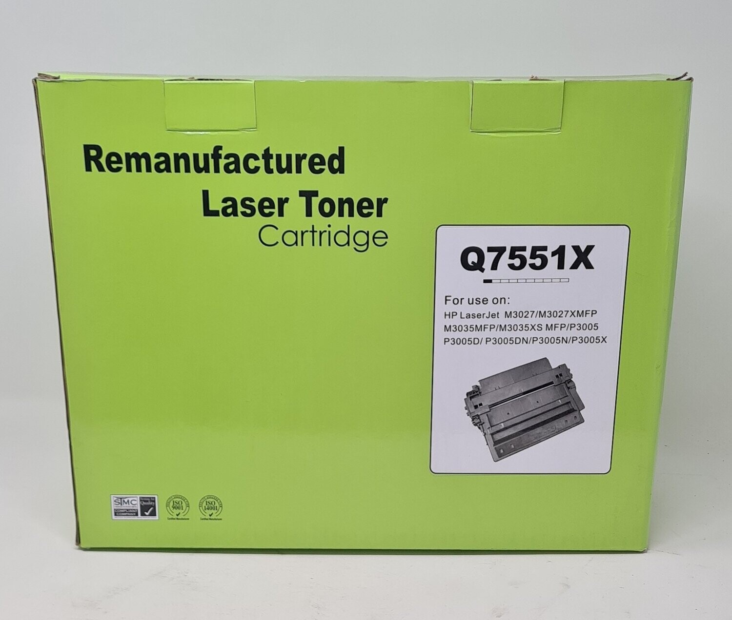 Remanufactured Compatible Laser Toner Cartridge HP 51X BLACK (Q7551x)