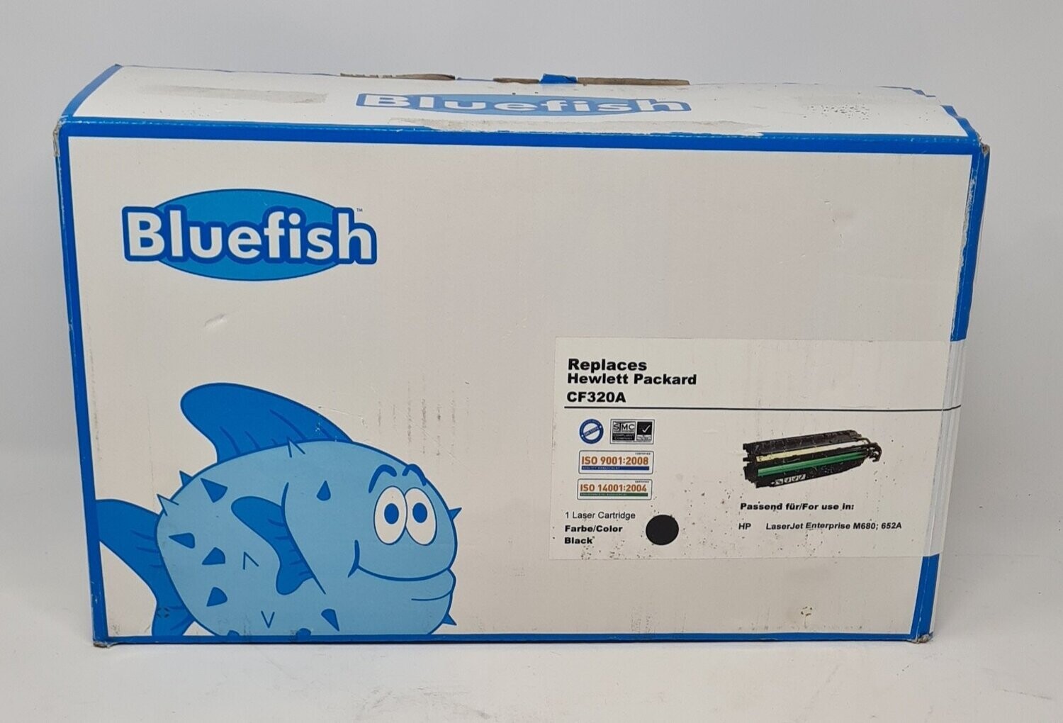 Bluefish Compatible HP 652A Toner Cartridge Black - (CF320A)