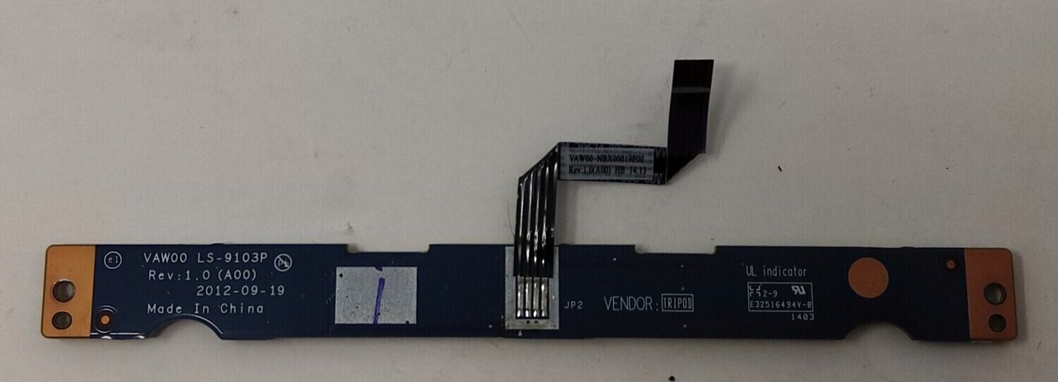 Used VAW00 LS-9103P Touchpad Buttons Dell Latitude 3450