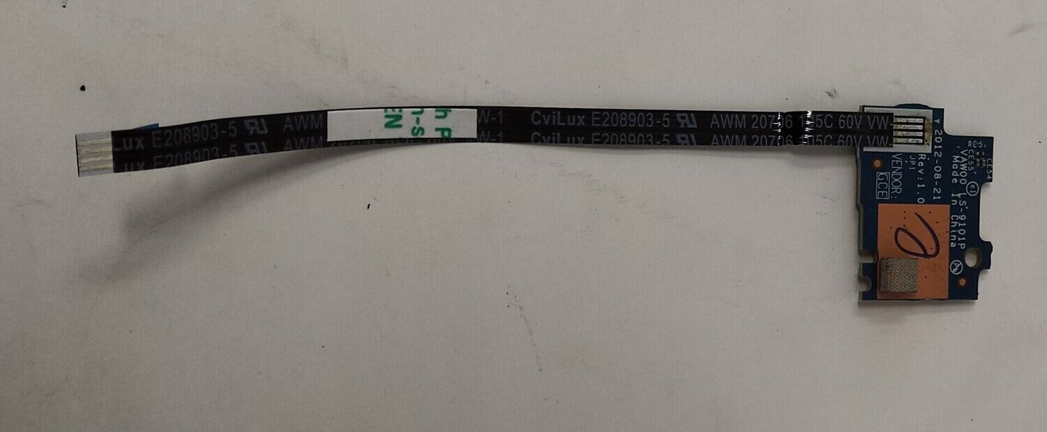 Used VAW00 LS-9101P Dell Latitude 3450 Power Button Board