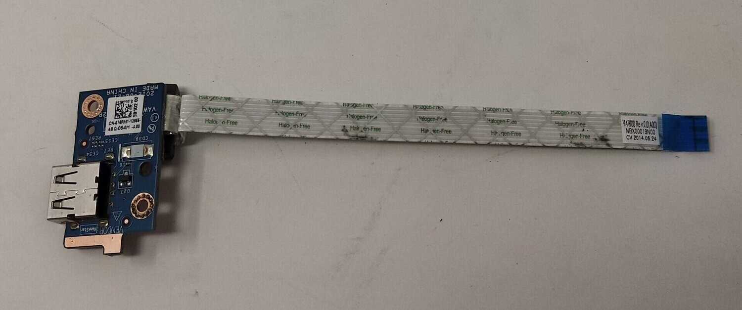 Used Dell 075PM1 USB Interface Board Dell Latitude 3450