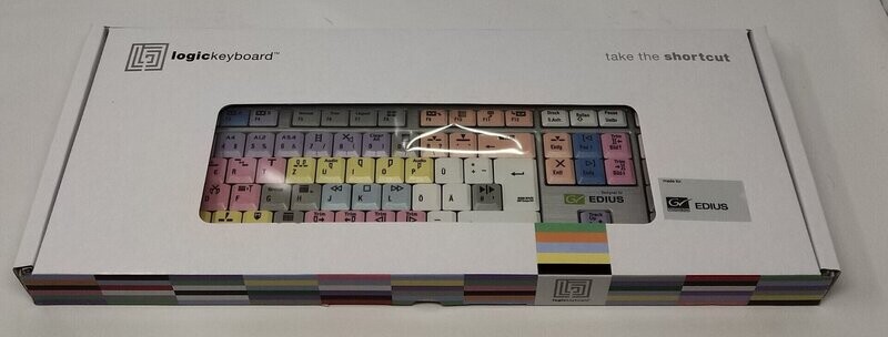 LOGICKEYBOARD LKB EDIUS AJPU de Grass Valley Edius Slim PC Keyboard