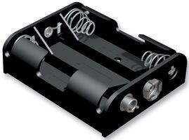 AA Battery Holder 3 Way Through hole (4051953)