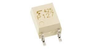 Toshiba Optocoupler, Darlington Output, 1 Channel, SOP, 4 Pins, 50 mA, 2.5 kV, 1000 % (TLP127U,F)