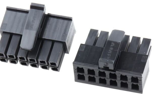 TE Connectivity, Micro MATE-N-LOK Female Connector Housing, 3mm Pitch, 12  Way, 2 Row 10