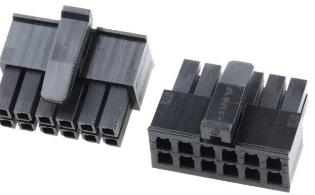 TE Connectivity, Micro MATE-N-LOK Female Connector Housing, 3mm Pitch, 12 Way, 2 Row  10 Pack(495-9013)