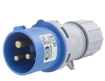 Connexs 16A 2 Pin + Earth 230V Plug IP44 CXN163P240P