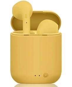 Bluetooth Headset Matte Sports Binaural Wireless 12tws Bluetooth Headset 5.0 yellow