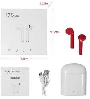 i7s Tws Wireless Headphones Bluetooth 5.0 Earphones Sport Earbuds Headset With Mic Charging Box Headphones For All Smartphones