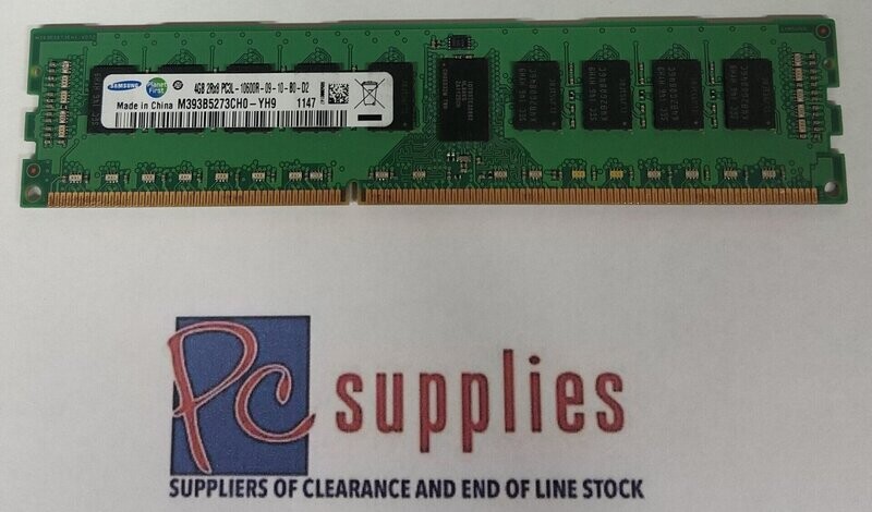 Used Samsung 4GB 2Rx8 PC3L-10600R-09-10-B0-D2 Memory (M393B5273CH0-YH9)